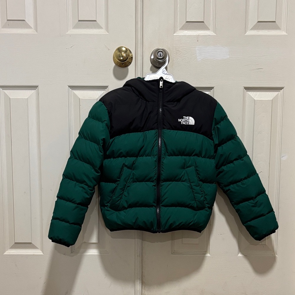 The North Face Kids Puffer Jacket - Black and Green